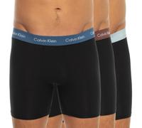 Calvin Klein 3-er Set Boxer Briefs Schwarz mit verschiedenfarbigen Webbund