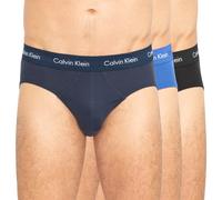 Calvin Klein underwear Herren Slip 3 er Pack 0000U2661G / HIP BRIEF, Black/Blue Shadow/ Cobalt, S