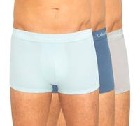 Calvin Klein 3-er Set Low Rise Trunks Grau, Blau & Türkis