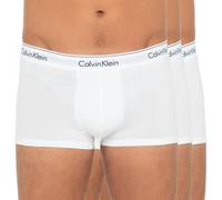 Calvin Klein Herren 3er Pack Boxershorts Trunks Baumwolle mit Stretch, Mehrfarbig (White/White/White), S