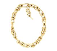 Gliederkette CALVIN KLEIN "CK STATEMENT LINKS", gold (gelbgoldfarben), Halsketten, Damen, Edelstahl, L: 40,5 B: 12mm, Gliederkette, B:12mm (83950506-0)