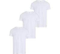 Calvin Klein Herren 3er Pack T-Shirts Kurzarm aus Baumwolle, Weiß (White, White, White), S