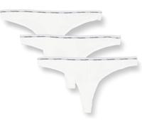 Calvin Klein 3er-Pack String, Icon-Logo - Weiß M
