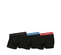 Calvin Klein 3er Pack Trunk Cotton Stretch Boxershorts Black Citrina Blue Burst Strawberry Field - Mehrfarbig / S
