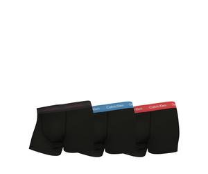 Calvin Klein 3er Pack Trunk Cotton Stretch Boxershorts Black Citrina Blue Burst Strawberry Field - Mehrfarbig / S