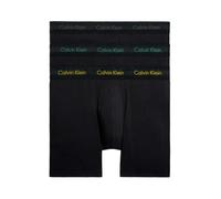 Calvin Klein 3P Cotton Stretch Boxer Brief Schwarz/Grün Baumwolle Medium Herren