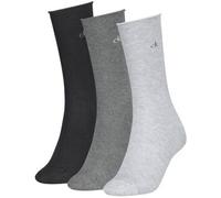 Calvin Klein 3P Classic Socks For Women Grau Gr 35/38 Damen
