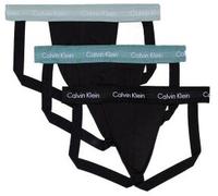 Calvin Klein 3P Cotton Stretch Jock Strap Hellblau Baumwolle Medium Herren