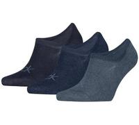 Calvin Klein 3P Footie Men Socks High Cut Marine/Blau Gr 43/46 Herren