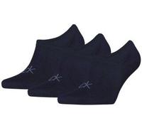 Calvin Klein 3P Footie Men Socks High Cut Navy Gr 39/42 Herren