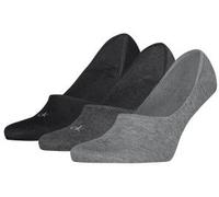 Calvin Klein 3P Footie Socks For Men Grau Gr 43/46 Herren