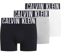 Calvin Klein 3P Intense Power Trunks Weiß/Grau Baumwolle Large Herren
