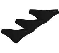 Calvin Klein 3P Invisible Thong Panties Schwarz Medium Damen