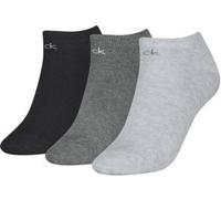 Calvin Klein 3P Sneaker Socks For Women Grau Gr 39/42 Damen