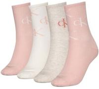 Calvin Klein Socks CKJ WOMEN SOCK 4P GIFTBOX AOP LOGO