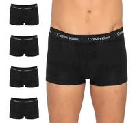 Calvin Klein Herren 5er Pack Boxershorts Low Rise Trunks Baumwolle mit Stretch, Schwarz (Black W Black Wb), S