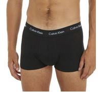 Calvin Klein 5P Cotton Stretch Solid Low Rise Trunks Schwarz Baumwolle Large Herren