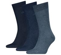 Socken CALVIN KLEIN "CK MEN SOCK", Damen, Gr. 39-42, denim, Baumwollmischung, normal, Socken Socken, uni, Cotton-Mix, breiter Bund (58589247-39) denim