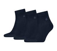 Calvin Klein Herren Kurzsocken CK MEN QUARTER - 3er-Pack Gr. 39-42, Navy, Baumwollmischung