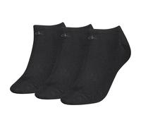 Calvin Klein Damen Sneaker-Socken CK Women Sneaker – 3er-Pack, schwarz, Baumwollmix, Gr. 39–42