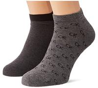 Calvin Klein All Over CK Logo Men's Liner Socks 2 pack