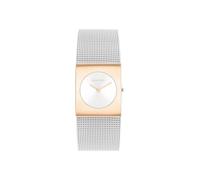Calvin Klein Analog Quarzuhr für Damen Kollektion CK Pulse mit Edelstahl-Mesh-Gliederarmband