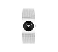 Calvin Klein Analog Quarzuhr für Damen Kollektion CK Pulse mit Silbernes Edelstahl-Mesh-Gliederarmband - 25100061