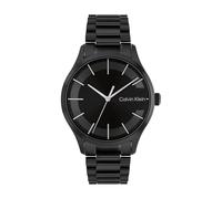 Calvin Klein Analog Quarzuhr Unisex mit Schwarzes Edelstahlarmband - 25200040