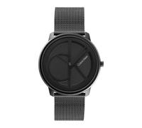 Calvin Klein Analog Quarzuhr Für Männer und Frauen Kollektion Iconic MESH - 40MM mit Schwarzes Edelstahl-Mesh-Gliederarmband - 25200028