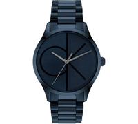 Calvin Klein Analog Quarzuhr Unisex mit Blaues Edelstahlarmband - 25200166