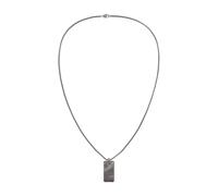 Calvin Klein Anhänger-Halskette aus Edelstahl für Herren Kollektion CK METALLIC WAVES - Erhältlich in Silber oder GunMetal Version