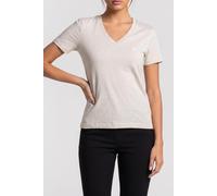 Calvin Klein Archive Jersey V-neck Tee Ba01 Grey Heather Größe: XS | Hemden Outlet | Damen | Grau