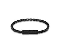 Armband CALVIN KLEIN "CONTOURED BARREL", schwarz, Armbänder, Herren, 19,5cm, Edelstahl, Armband (64904115-0) schwarz
