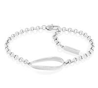 Calvin Klein Armband für Damen Kollektion PLAYFUL ORGANIC SHAPES aus Edelstahl mit einem Charm - 35000357