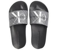 Calvin Klein Art YW0YW01407 Herren-Hausschuhe, Schwarz Aop, 38 EU