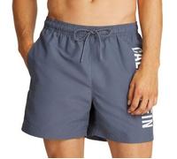 Calvin Klein Badehosen Medium Swim Shorts Intense Power Grau Polyester X-Large Herren