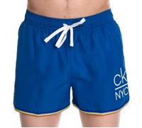 Calvin Klein Badehosen Pride Short Runner Swim Shorts Blau Polyester Small Herren