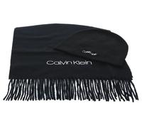 Calvin Klein Basic Wool Beanie + Scarf CK Black