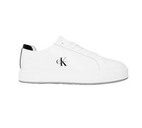 Calvin Klein - "Basket" Logo Spielplatz Turnschuhe für Herren, Cupsohle (Weiß/Schwarz) EU 44.5 / UK 10