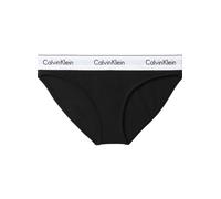 Calvin Klein Damen Slip Bikini Form mit Logobund, Schwarz (Black), M