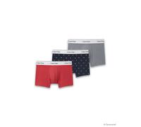 Calvin Klein Underwear Trunks mit elastischem Bund im 3er-Pack in Rot, Größe S