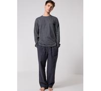 Calvin Klein - Bekleidung Ls Tee Pant Set LV00NM2955 - Grau - Größe M