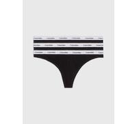 Calvin Klein 000qd5209e Tanga 3 Einheiten L Black / Black / Black