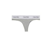 Calvin Klein Damen String Thong mit Stretch, Grau (Grey Heather), M
