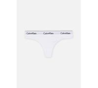 Calvin Klein Damen Unterwäsche Thong XS Weiß 0000F3786E100