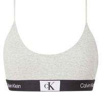 Calvin Klein BH CK96 Unlined Bralette Hellgrau Baumwolle Medium Damen