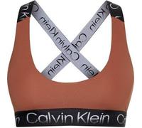 Calvin Klein BH Sport Active Icon Medium Support Bra Braun Large Damen