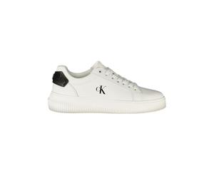 Calvin Klein Bianco Polyurethan Damen Sneaker EU 38