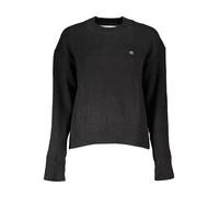 Calvin Klein Jeans Damen CK EMBRO BADGE SWEATER J20J222987, Black (CK Black), XL