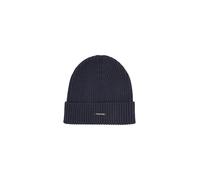 Calvin Klein Bio-Kaschmir Beanie Blau - Größe: UNICA